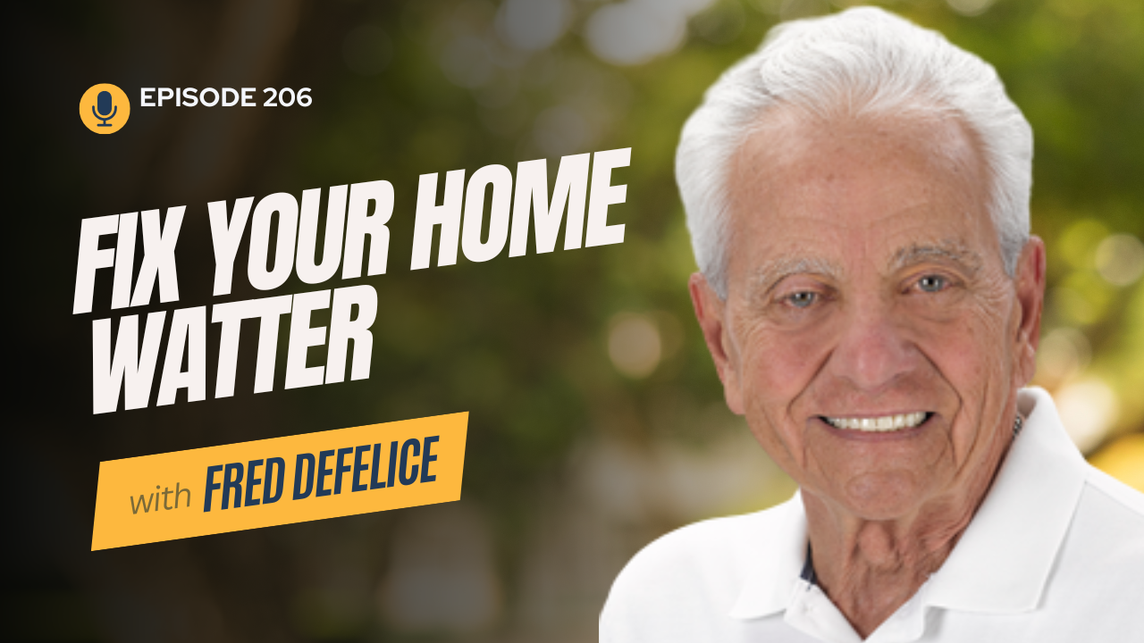 Fred DeFelice of Water Science on Fix Your Home Water episode of Palm Harbor Local Podcast